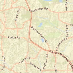 Redan Street Map