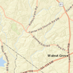 Walnut Grove Street Map
