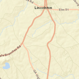 Lincolnton Street Map