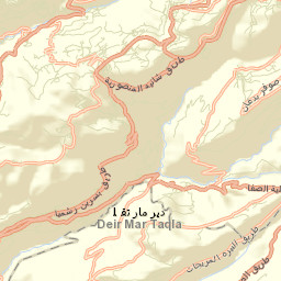 Bhamdoun Street Map