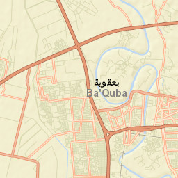Baqubah Street Map