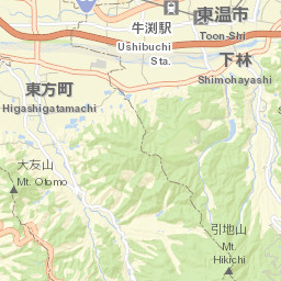 Tōon-shi Street Map