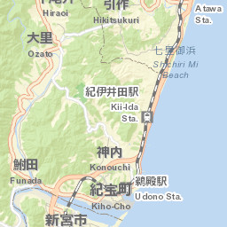 Shingū Street Map