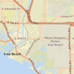 11532-11594 Los Alamitos Boulevard, Los Alamitos Street Map