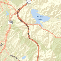 Cowan Heights California Street Map