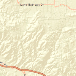 Camelot Hills California Street Map