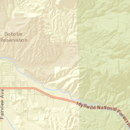 Valle Vista Street Map