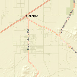Salome Arizona Street Map