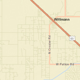 Wittmann Arizona Street Map