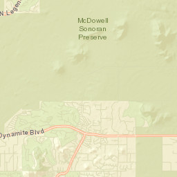 Reata Pass Arizona Street Map