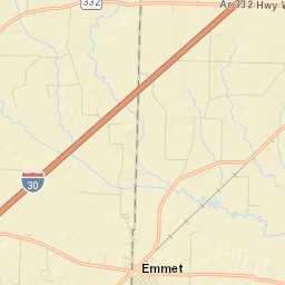Emmet Arkansas Street Map
