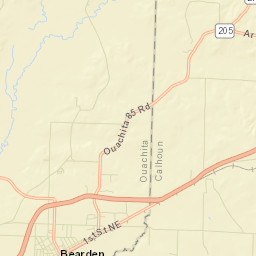 Harlow Arkansas Street Map