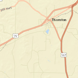 Thornton Arkansas Street Map