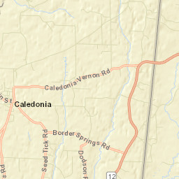 Caledonia Street Map