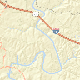 Barney Alabama Street Map