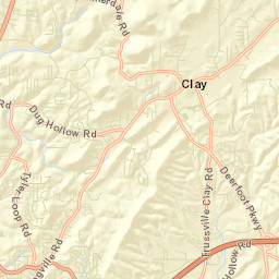 Chalkville Alabama Street Map