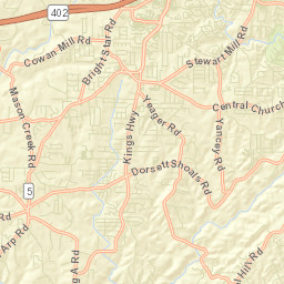 Douglas County Street Map