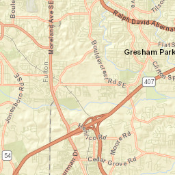 Gresham Park Street Map
