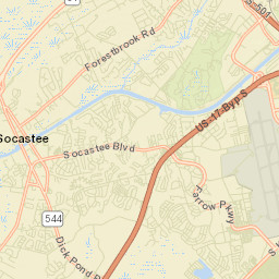 Socastee Street Map
