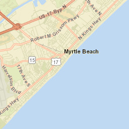 200 9th Ave N, Myrtle Beach, SC 29577 Street Map