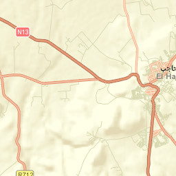 El Hajeb Street Map