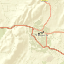 El Bayadh Street Map