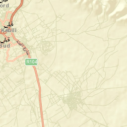 Kebili Street Map