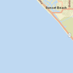 Sunset Beach California Street Map