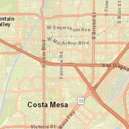 Thurin California Street Map