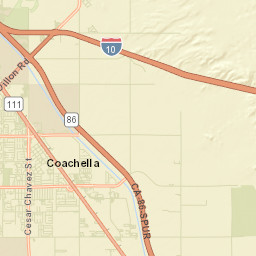 Coachella California Street Map