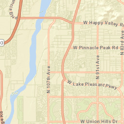 Westbrook Village Arizona Street Map