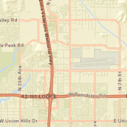 Valley View Arizona Street Map