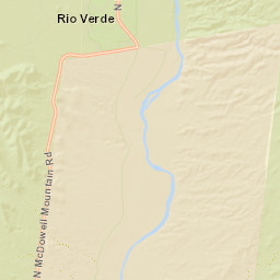 Rio Verde Estates Arizona Street Map