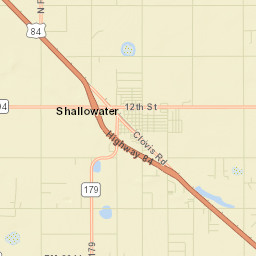 Shallowater Street Map