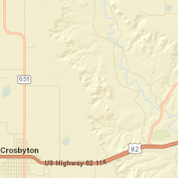 Crosbyton Street Map