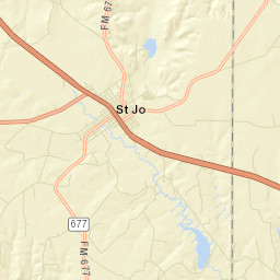 Saint Jo Street Map
