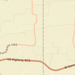 Farm to Market Road 410 North, Detroit, TX Street Map