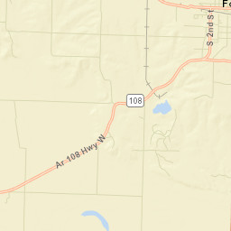 Foreman Arkansas Street Map