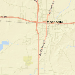 1354-1370 University Drive Monticello AR Street Map