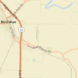 Trippe Junction Arkansas Street Map