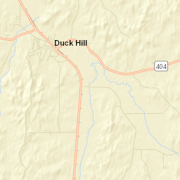 Duck Hill Street Map