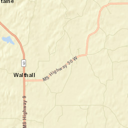 Walthall Street Map