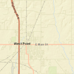 881-933 North Eshman Avenue, West Point Street Map