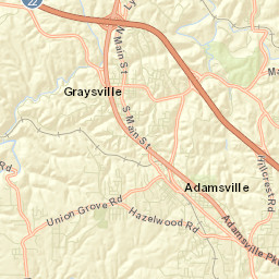 Grays Gardens Alabama Street Map