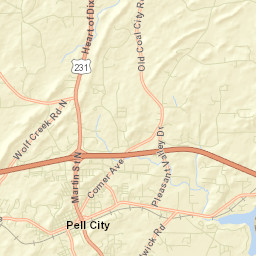 Avondale Village Alabama Street Map