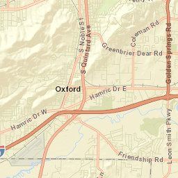 Cheaha Acres Alabama Street Map
