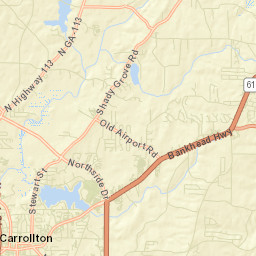 Carrollton Street Map