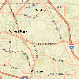 Morrow Street Map