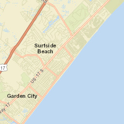 Surfside Beach Street Map
