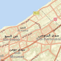 Casablanca Street Map
